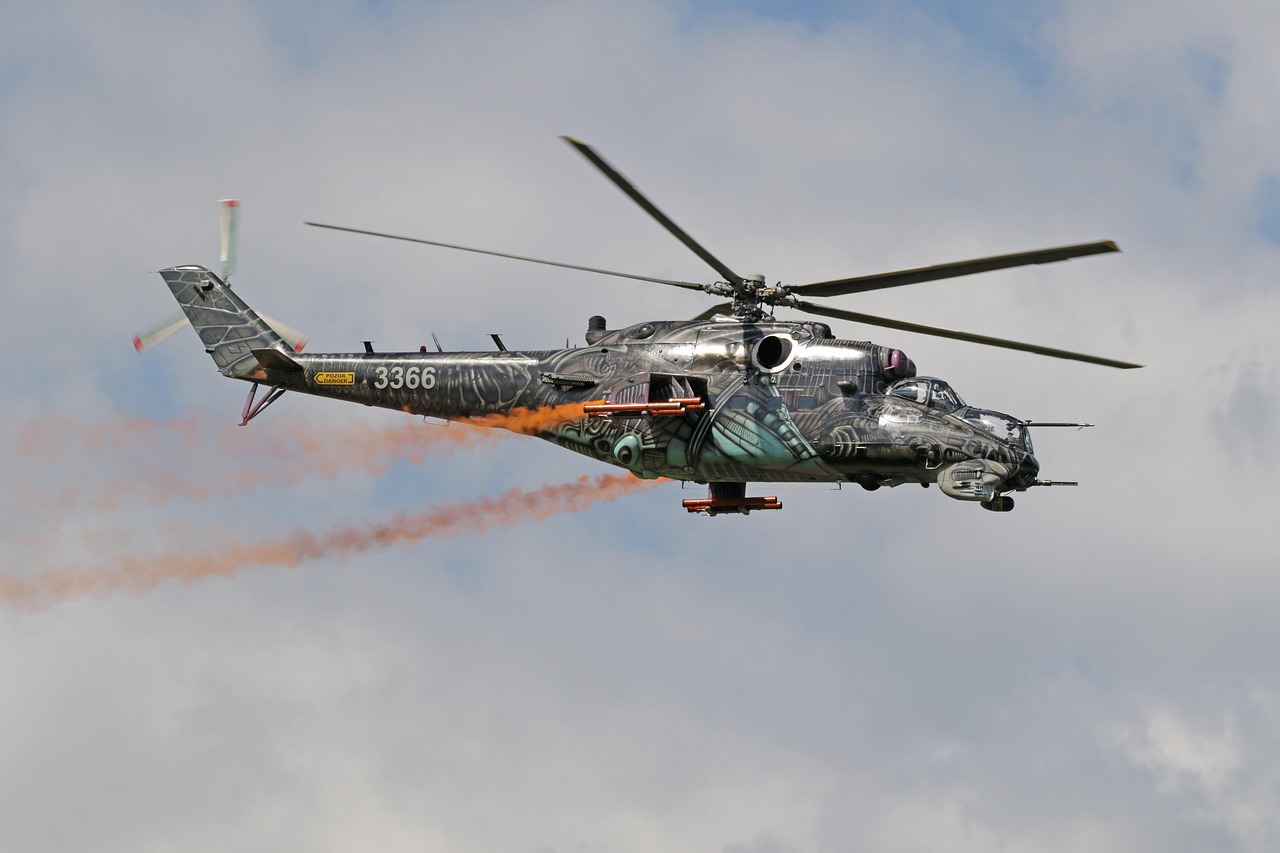 Couple enjoying a helicopter tour